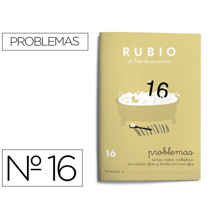 Cuaderno Rubio Problemas Nº 16 10 unidades