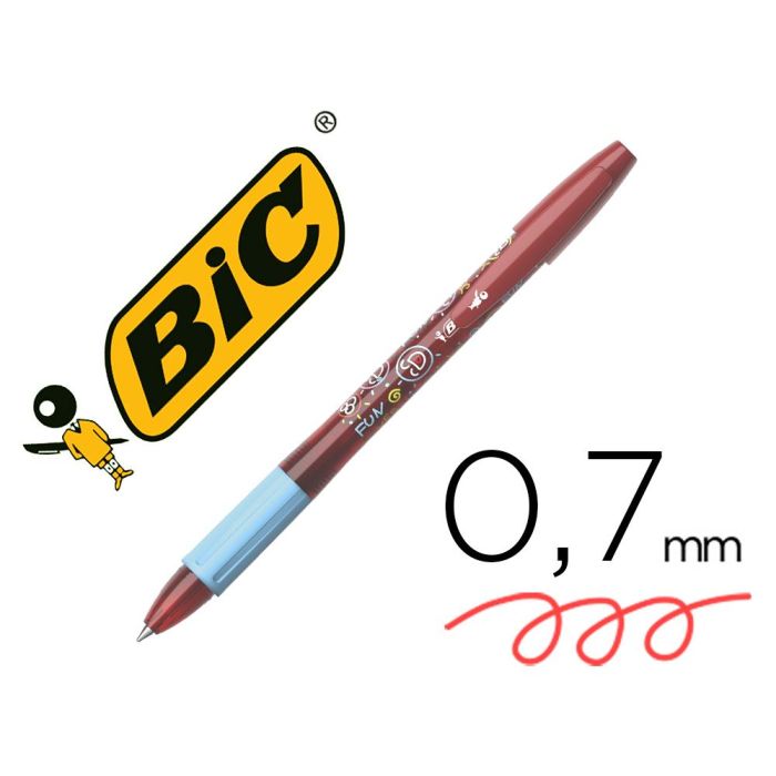 Boligrafo Bic Gelocity Illusion Borrable Rojo Punta De 0,7 mm Boligrafo Bic Gelocity Illusion Borrable Rojo Punta De 0,7 mm