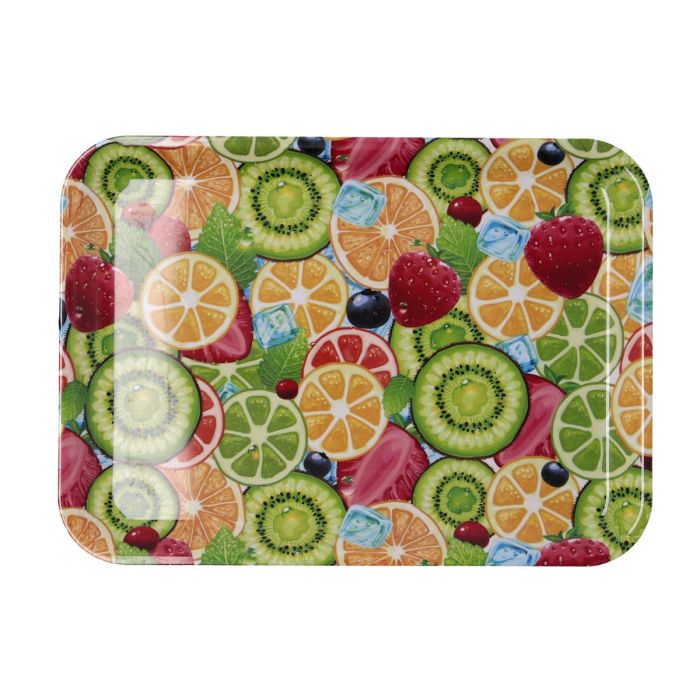 Bandeja Rectangular Polipropileno Habitat Quid 36x26x2 cm (12 Unidades)