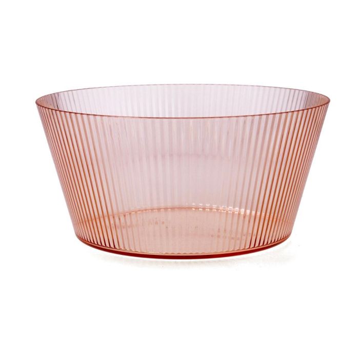 Ensaladera Poliestireno Sunset Coral Quid 25 cm (12 Unidades)