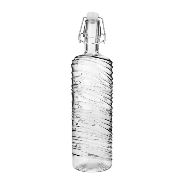 Botella Mesa Vidrio con Tapón Aire Quid 1 L (12 Unidades)