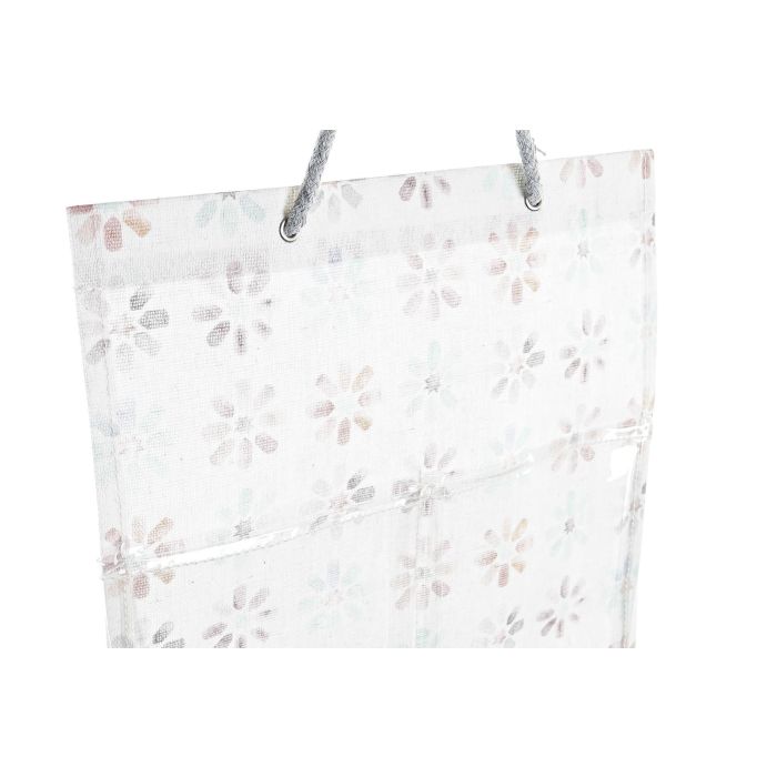 Organizador Shabby DKD Home Decor Blanco Multicolor 3 x 67 x 26 cm (12 Unidades) 1