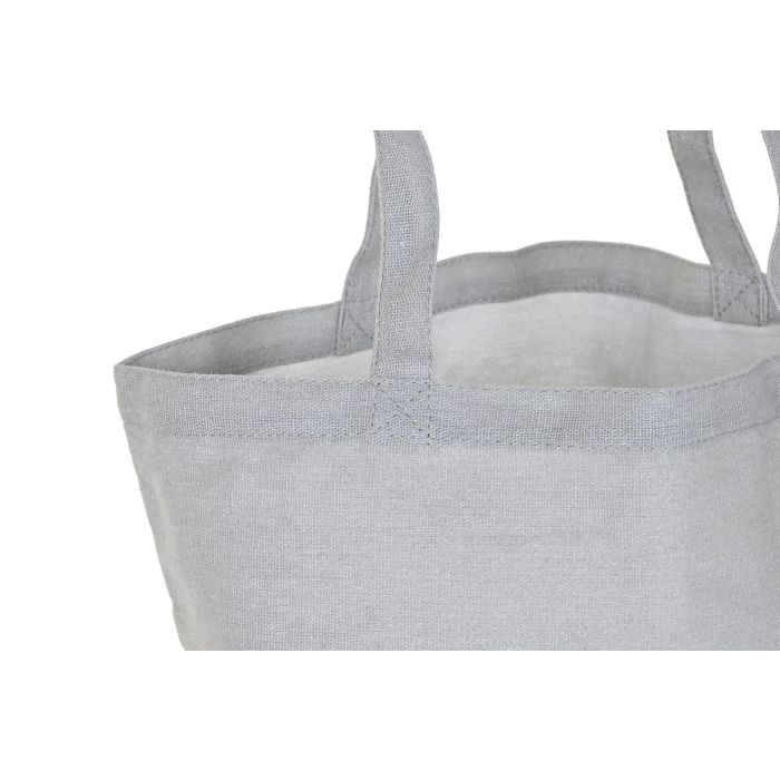 Bolsa Moderno DKD Home Decor Gris Naranja 15 x 40 x 43 cm (12 Unidades) 1