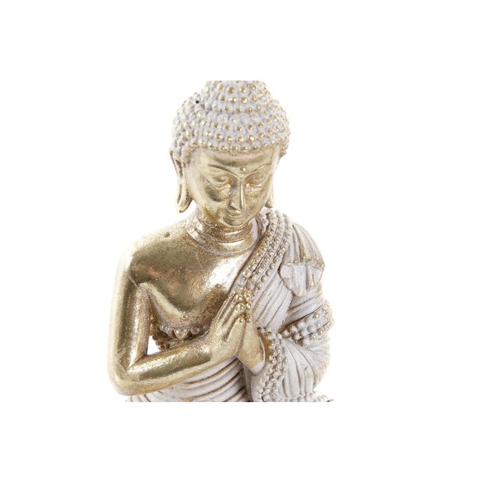 Figura Oriental DKD Home Decor Dorado Gris 6 x 12.3 x 10 cm (12 Unidades) 1