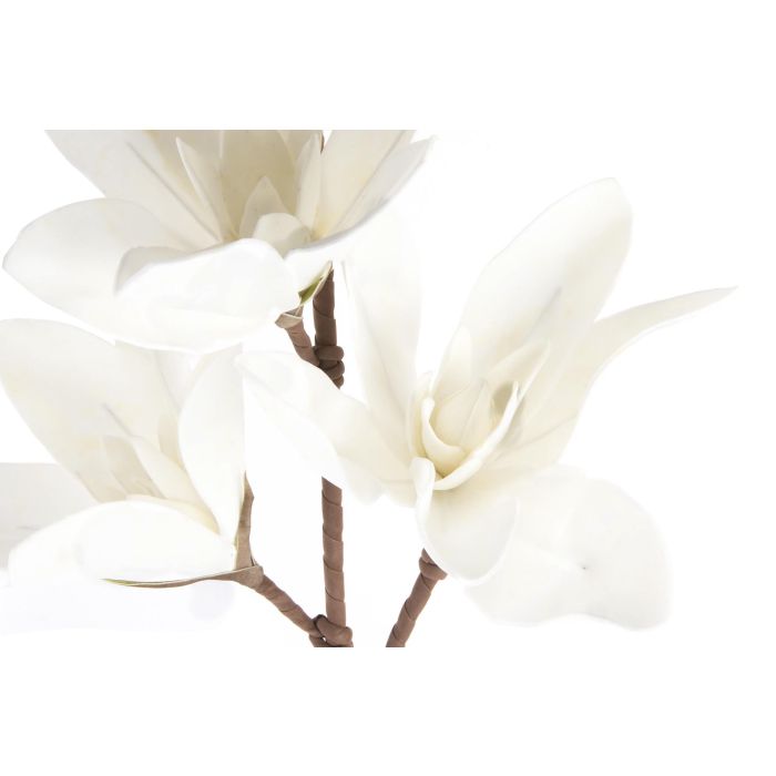 Flor  DKD Home Decor Blanco 8 x 100 x 20 cm (12 Unidades) 1
