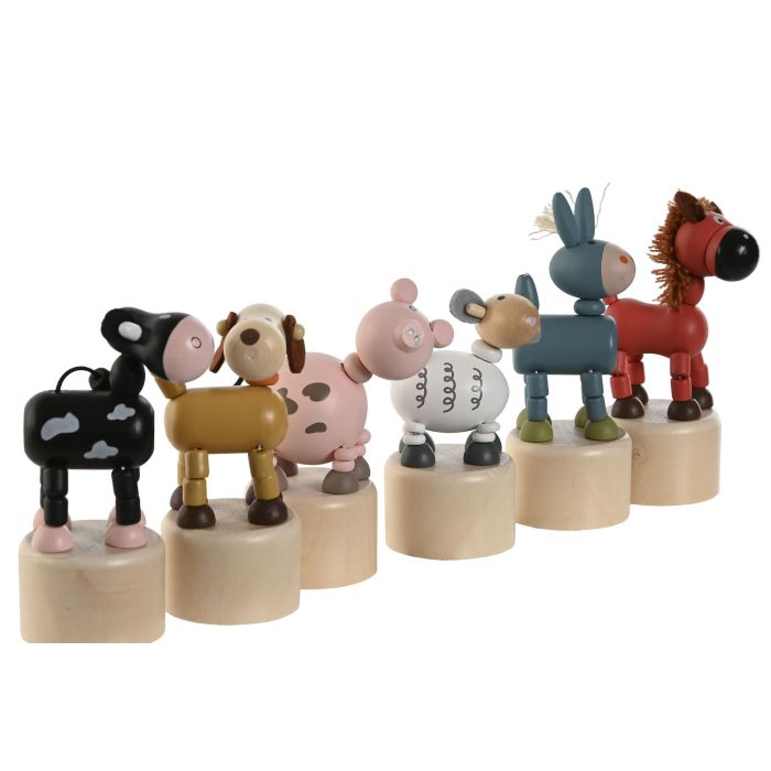 Juguete Kids DKD Home Decor Bicolor Bicolor 10 x 5.5 x 9 cm (12 Unidades) 1