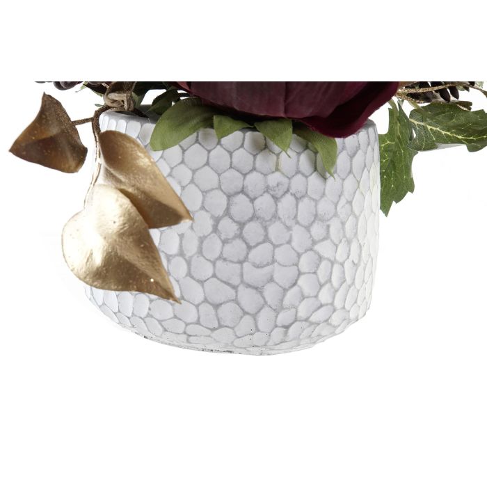 Planta Navidad Tradicional DKD Home Decor Rojo Blanco 26 x 24 x 26 cm (12 Unidades) 3