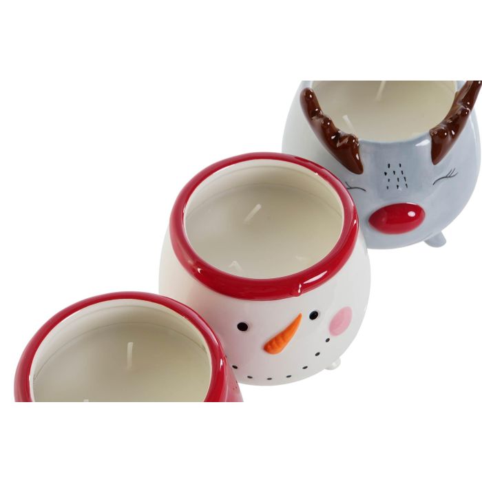 Vela Navidad Tradicional DKD Home Decor Multicolor 11 x 10 x 11 cm (12 Unidades) 2