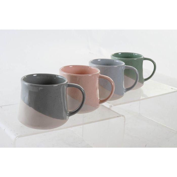 Mug Scandi DKD Home Decor Multicolor 10 x 8.5 x 12.5 cm (12 Unidades) 2