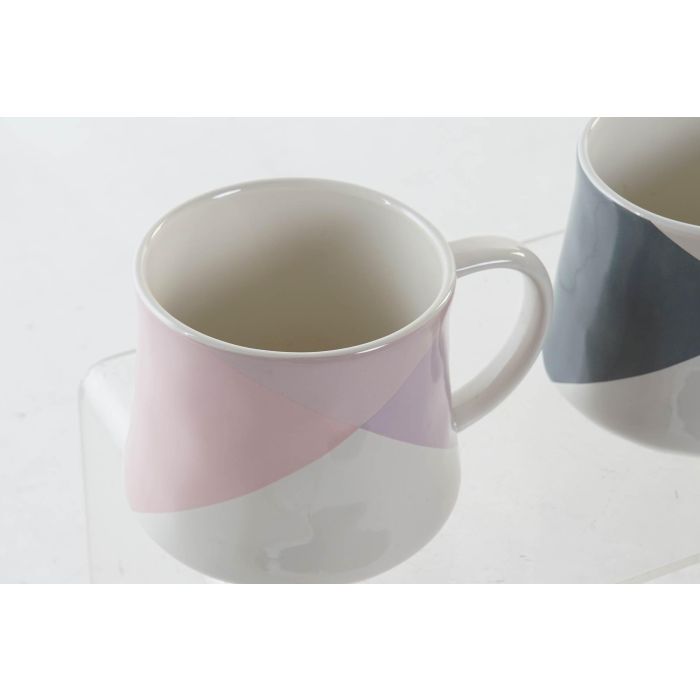 Mug Moderno DKD Home Decor Multicolor 9.5 x 8.5 x 13 cm (12 Unidades) 1