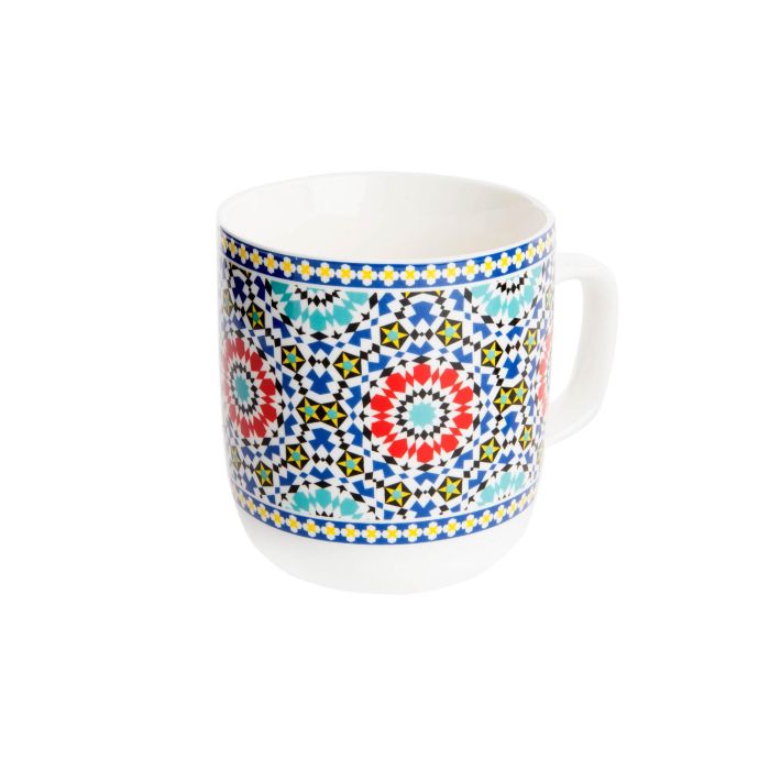 Mug Arabe DKD Home Decor Multicolor 8.5 x 10 x 11.5 cm (12 Unidades) 1