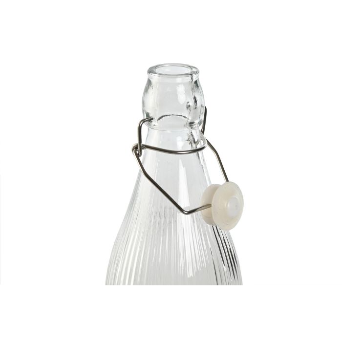 Botella Basicos DKD Home Decor Transparente 8.6 x 31.6 x 8.6 cm (12 Unidades) 1