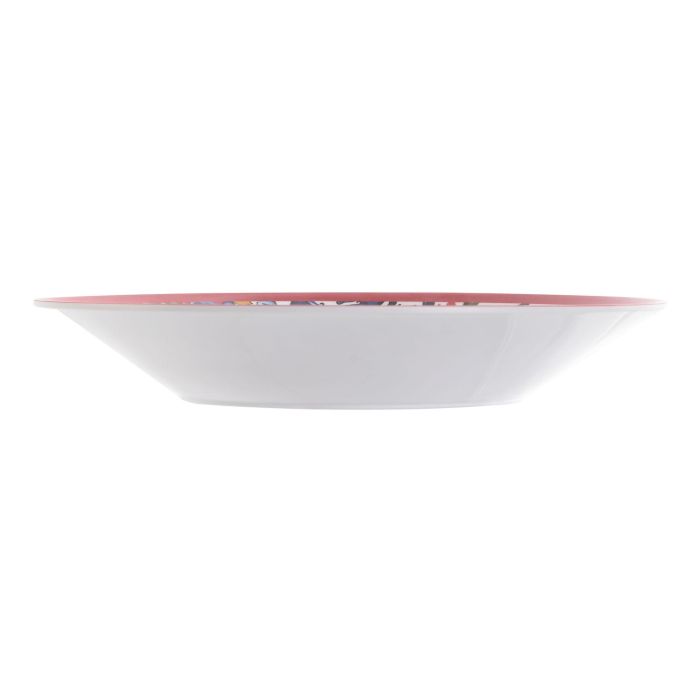 Plato Mediterraneo DKD Home Decor Rojo Azul 23 x 3.6 x 23 cm (12 Unidades) 3