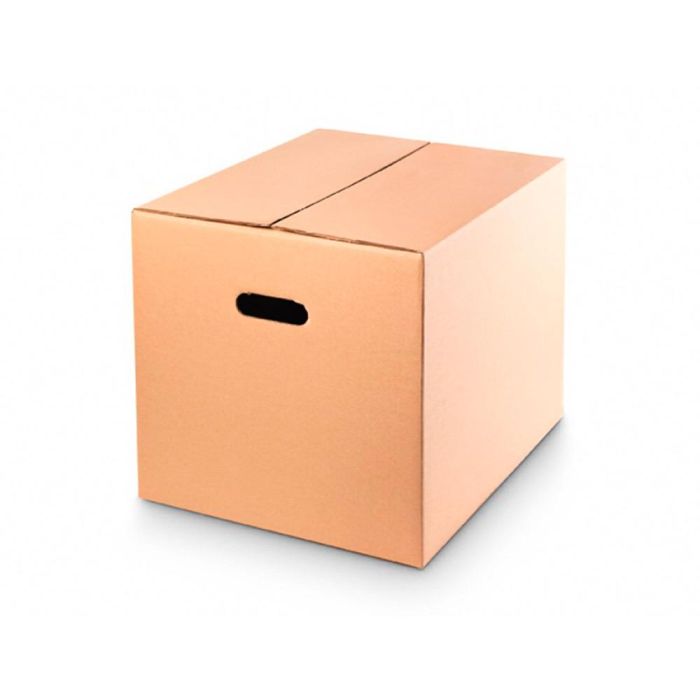 Caja Para Embalar Q-Connect Americana Ultrarresistente Conasas Carton Canal Doble 7 mm Color Kraft 430x300X250 mm 15 unidades 1