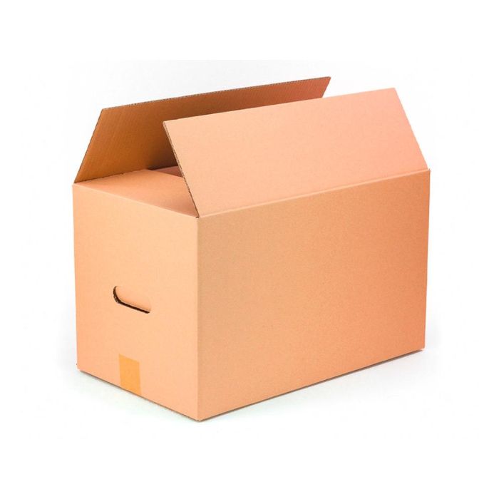 Caja Para Embalar Q-Connect Americana Ultrarresistente Conasas Carton Canal Doble 7 mm Color Kraft 430x300X250 mm 15 unidades 3