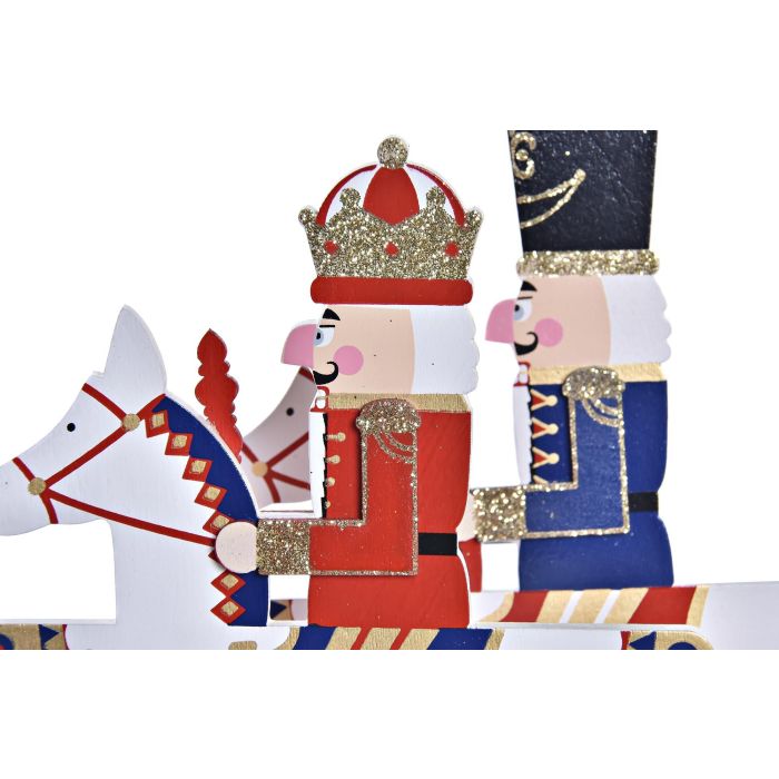 Figura Navidad Tradicional DKD Home Decor Rojo Blanco 2 x 15.4 x 13.4 cm (24 Unidades) 1