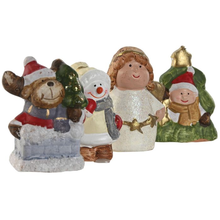 Figura Navidad Tradicional DKD Home Decor Multicolor 3 x 6 x 4 cm (24 Unidades) 1