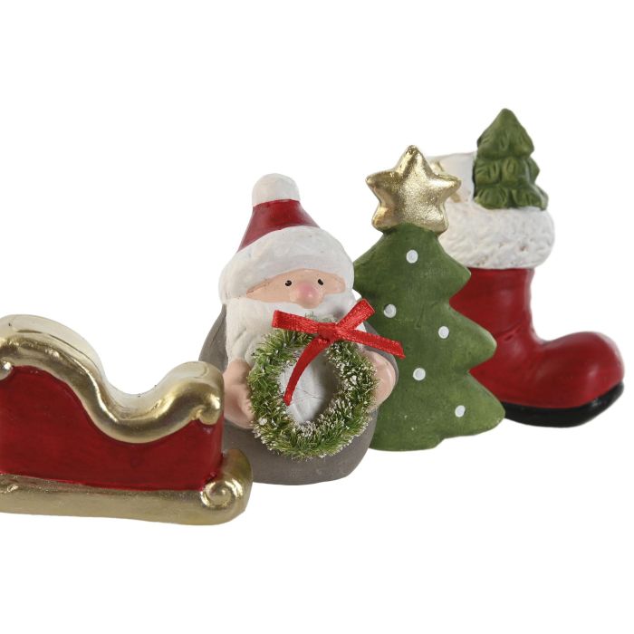 Figura Navidad Tradicional DKD Home Decor Multicolor 3 x 7 x 4 cm (24 Unidades) 1