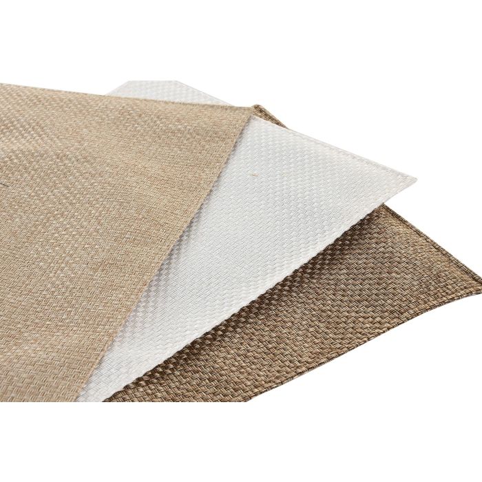 Individual Basicos DKD Home Decor Beige Camel 30 x 0.1 x 45 cm (24 Unidades) 2