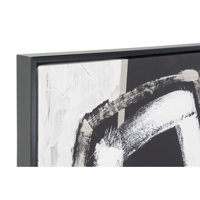 Cuadro Moderno DKD Home Decor Negro Blanco 4.5 x 122.5 x 83 cm (2 Unidades) 1