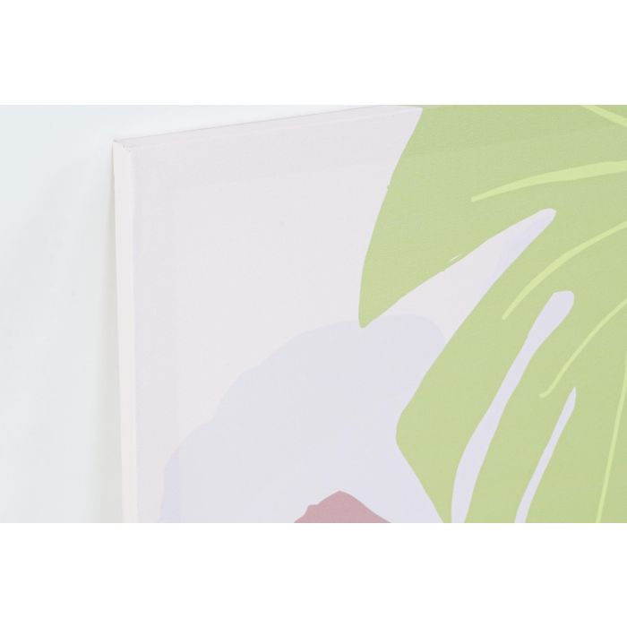 Cuadro Tropical DKD Home Decor Multicolor 1.8 x 70 x 50 cm (2 Unidades) 1