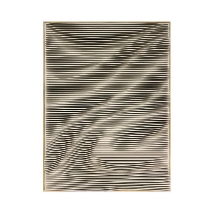 Cuadro Moderno DKD Home Decor Beige 9 x 100 x 75 cm (2 Unidades)