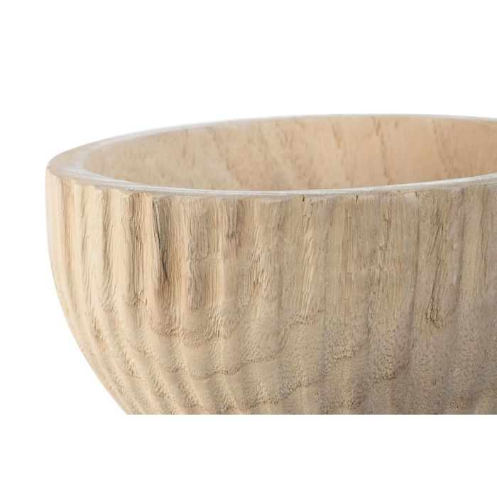 Centro Mesa Tropical DKD Home Decor Natural 29 x 17 x 29 cm Set de 3 (2 Unidades) 2