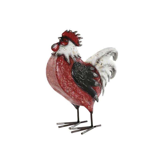 Figura Shabby DKD Home Decor Rojo Negro 12.5 x 27 x 22 cm (2 Unidades)