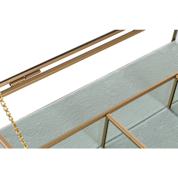 Joyero Chic DKD Home Decor Verde Menta Gris Claro 15 x 5.5 x 27 cm (2 Unidades) 3 Joyero Chic DKD Home Decor Verde Menta Gris Claro 15 x 5.5 x 27 cm (2 Unidades) 3