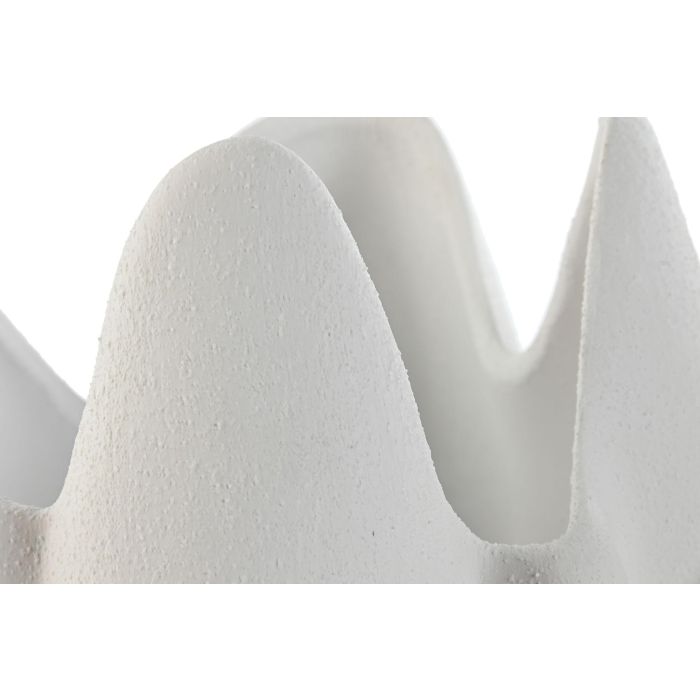 Jarron Scandi DKD Home Decor Blanco Beige 17 x 25.7 x 18 cm (2 Unidades) 2 Jarron Scandi DKD Home Decor Blanco Beige 17 x 25.7 x 18 cm (2 Unidades) 2