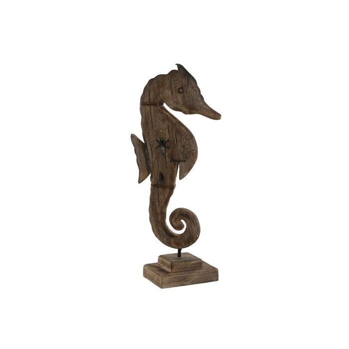 Figura Antique DKD Home Decor Marron 8 x 35.5 x 18 cm (2 Unidades)