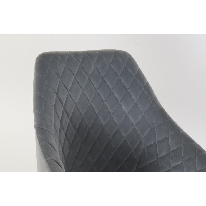 Silla Sixties DKD Home Decor Azul Celeste Negro 60 x 90 x 56 cm (2 Unidades) 2