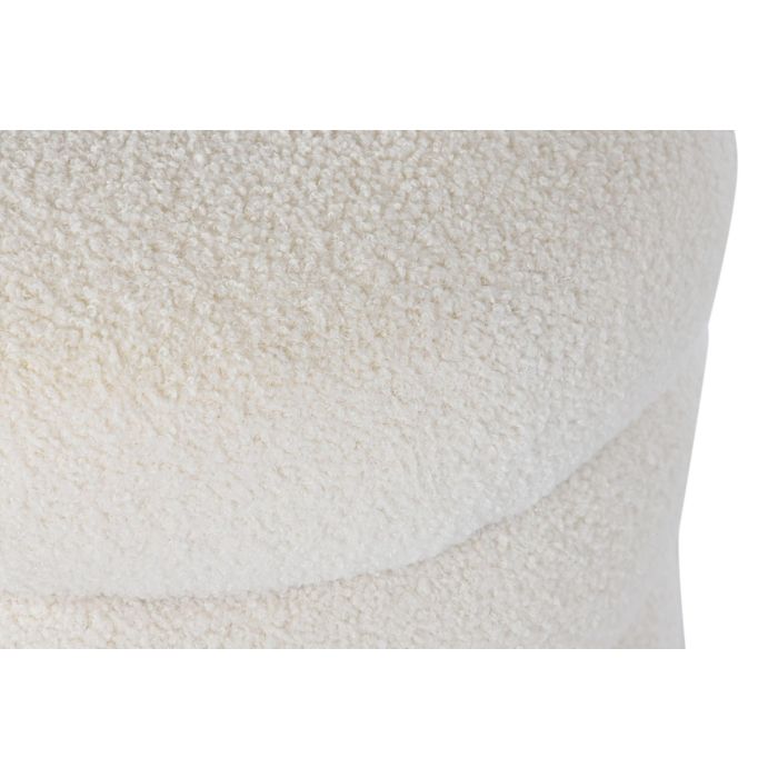 Reposapies  DKD Home Decor Blanco Gris 40 x 42 x 40 cm (2 Unidades) 2