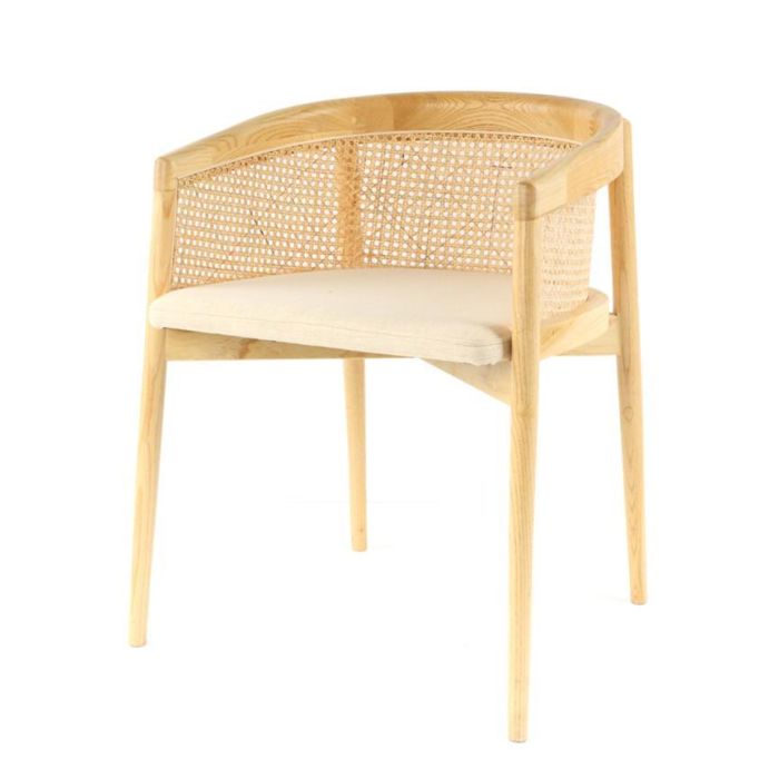 DKD Home Decor Silla Horeca Vintage Cottage Olmo Ratán Natural Beige Rejilla 53x76x64cm Asiento 52cm (2 Unidades) DKD Home Decor Silla Horeca Vintage Cottage Olmo Ratán Natural Beige Rejilla 53x76x64cm Asiento 52cm (2 Unidades)