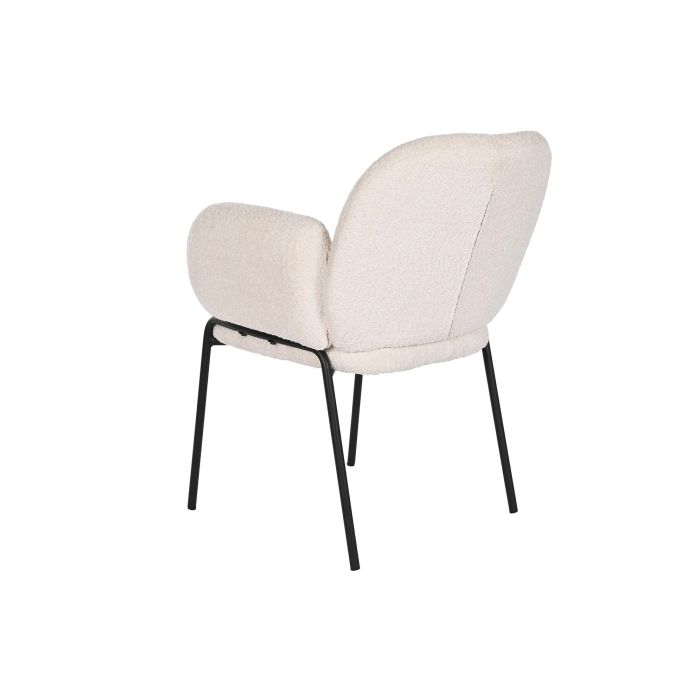 Silla Urban DKD Home Decor Crema Negro 62 x 84 x 60 cm (2 Unidades) 6