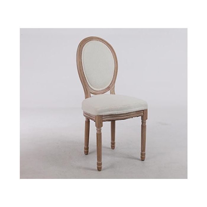 Silla Moderno DKD Home Decor Blanco Natural 46 x 96 x 50 cm (2 Unidades)