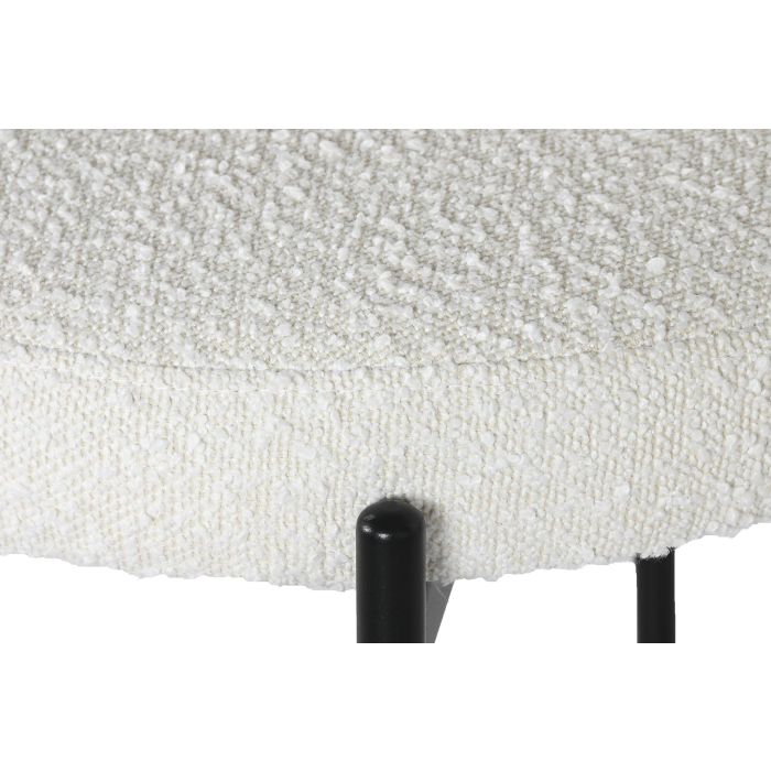 Taburete Scandi DKD Home Decor Blanco Negro 48 x 97 x 53 cm (2 Unidades) 5