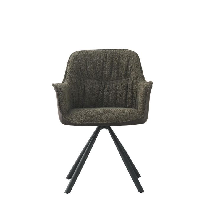 Silla Moderno DKD Home Decor Verde Bicolor 57 x 85.5 x 63 cm (2 Unidades) 3