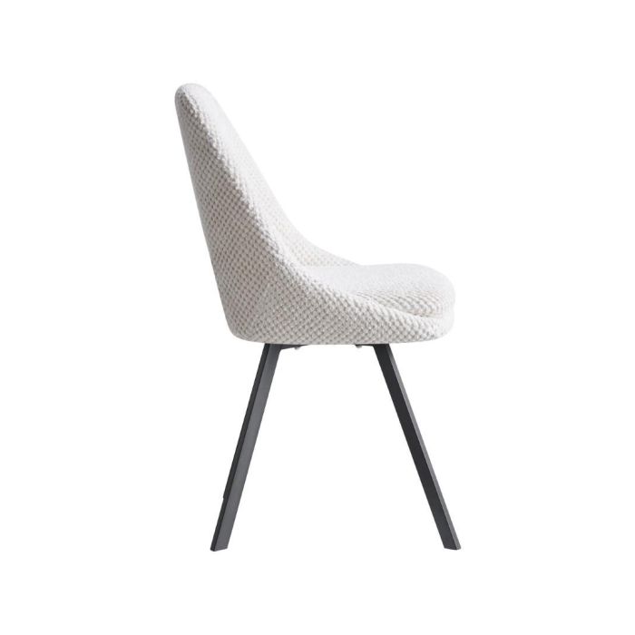 Silla Scandi DKD Home Decor Blanco 47.5 x 85 x 56.5 cm (2 Unidades) 3