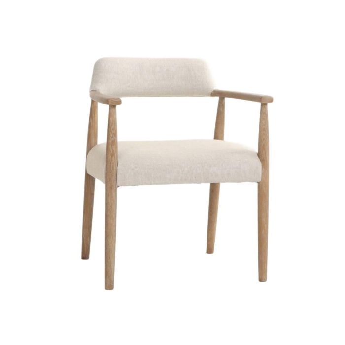 Sillon Item Home DKD Home Decor Blanco Crudo 57 x 74 x 58 cm (2 Unidades)