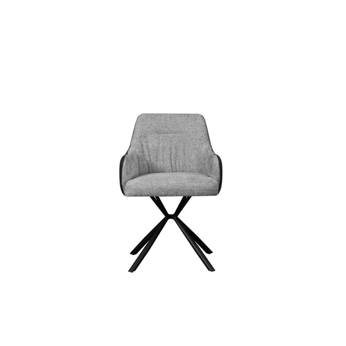 Silla Moderno DKD Home Decor Gris 61 x 82 x 54.5 cm (2 Unidades) 2