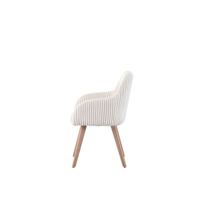 Silla Scandi DKD Home Decor Blanco 61 x 87 x 56 cm (2 Unidades) 3