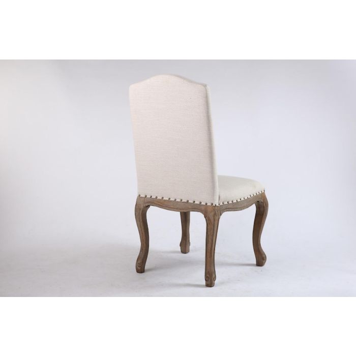 Silla Romantico DKD Home Decor Beige 45 x 102 x 53 cm (2 Unidades) 4