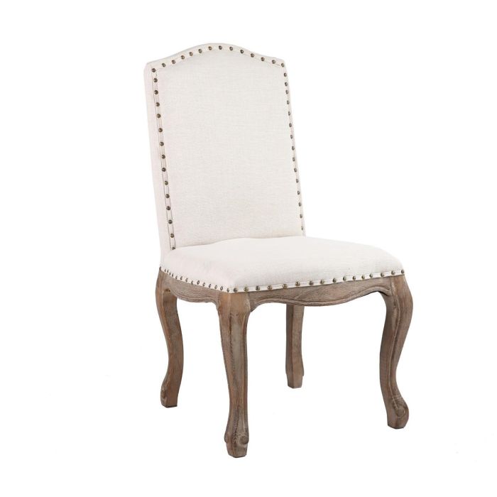 Silla Romantico DKD Home Decor Beige Marron 52 x 102 x 53 cm (2 Unidades)