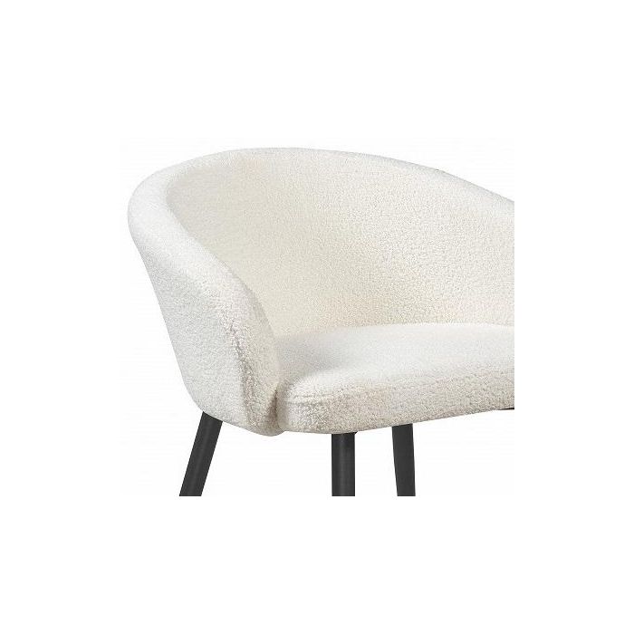 Silla Scandi DKD Home Decor Blanco 1 x 1 x 1 cm (2 Unidades) 1