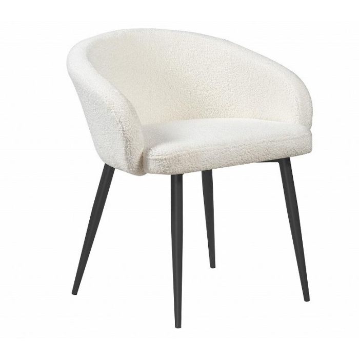 Silla Scandi DKD Home Decor Blanco 1 x 1 x 1 cm (2 Unidades)