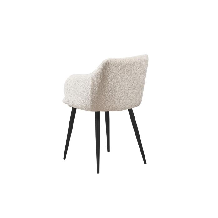 Silla Scandi DKD Home Decor Blanco 1 x 1 x 1 cm (2 Unidades) 2