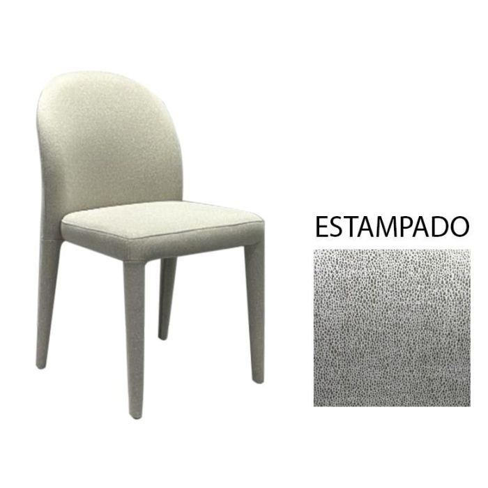 Silla Moderno DKD Home Decor Gris 58 x 87 x 49 cm (2 Unidades)