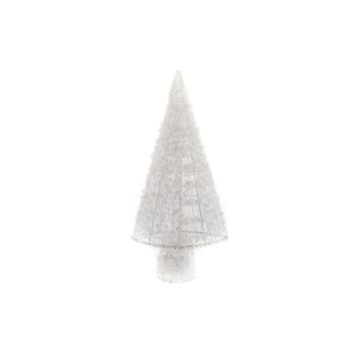 Arbol Navidad Moderna DKD Home Decor Blanco 40 x 20 cm (2 Unidades)
