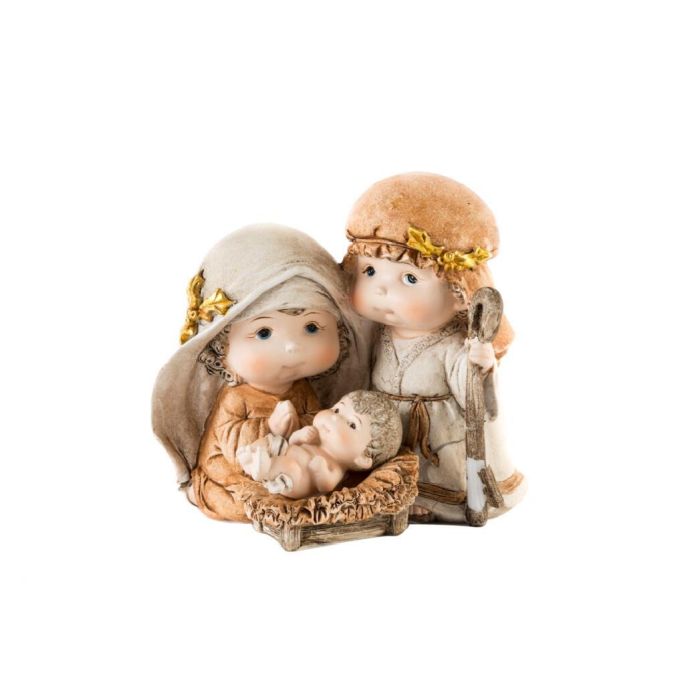 Nacimiento Navidad Tradicional DKD Home Decor Multicolor 9.5 x 12 x 13 cm (2 Unidades)